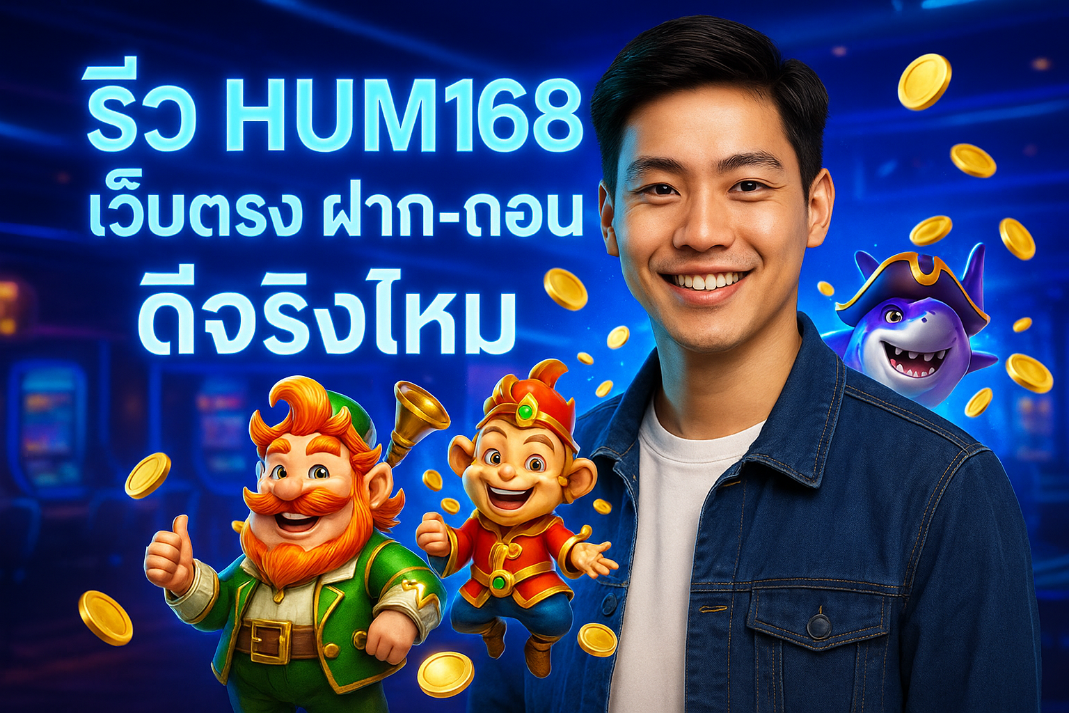 รีวิว HUM168 เว็บตรง ฝาก-ถอนเร็ว ดีจริงไหม