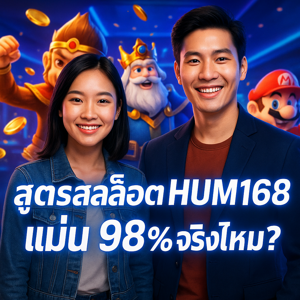 สูตรสล็อต HUM168 แม่น 98% จริงไหม?