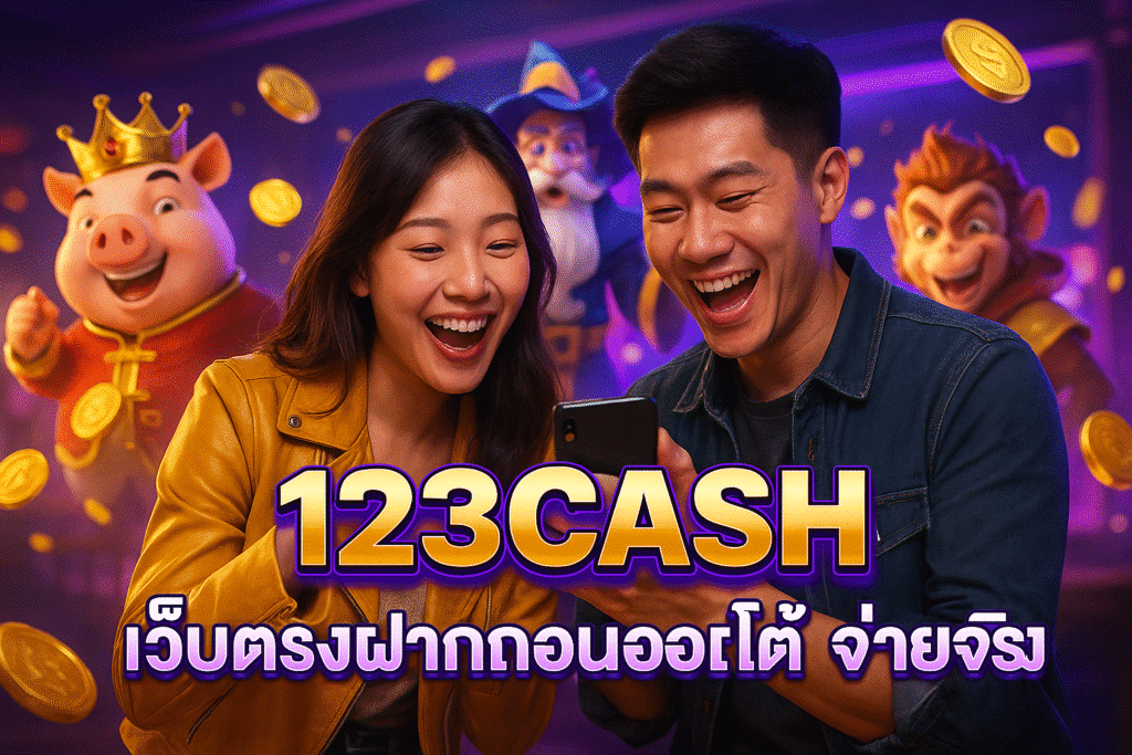 123CASH เว็บตรงฝากถอนออโต้ จ่ายจริง