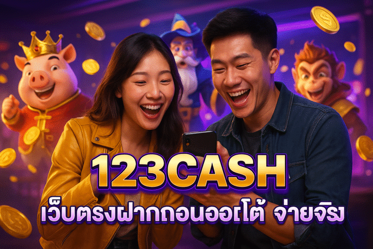 123CASH เว็บตรงฝากถอนออโต้ จ่ายจริง